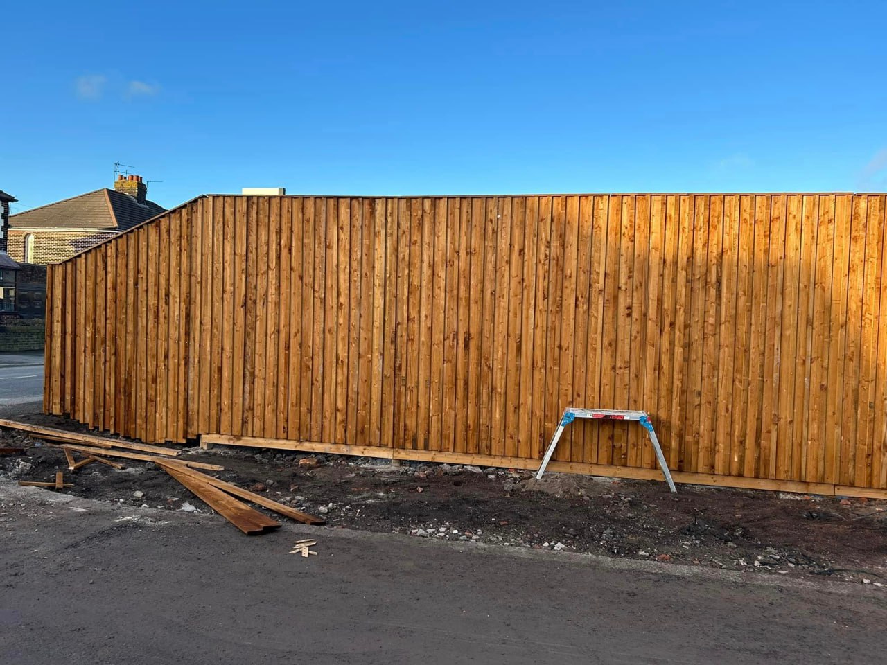 Professional residential fencing installation